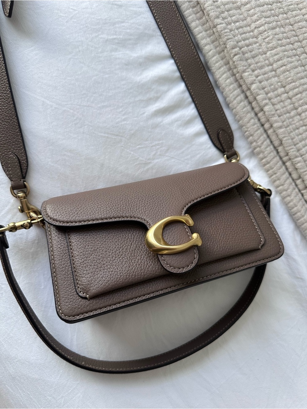 Coach Tabby Crossbody Bag (Taupe) - Picture 3 of 7